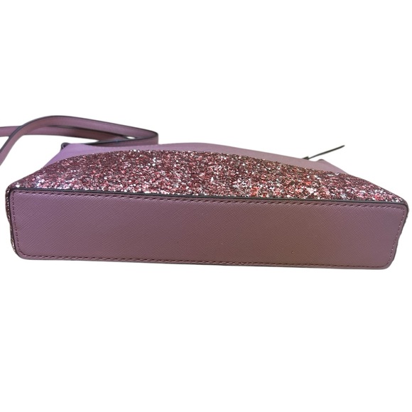 New Kate Spade glitter crossbody bag purse Greta court Ramsey5.7"h x 9.4"w x 1.4 - Picture 5 of 7